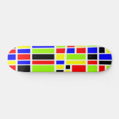 Farbige Rechtecke 04 - Alte Schule Skateboard (Horizontal)