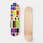 Farbige Rechtecke 04 - Alte Schule Skateboard (Vorderseite)