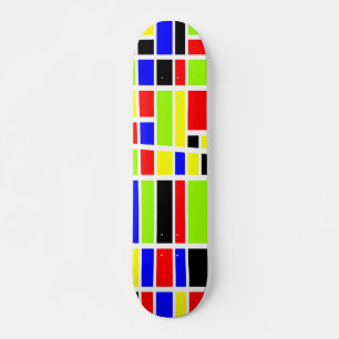 Farbige Rechtecke 04 Skateboard