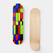 Farbige Rechtecke 05 - Alte Schule Skateboard (Vorderseite)