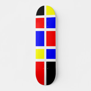 Farbige Rechtecke 06 - Alte Schule Skateboard