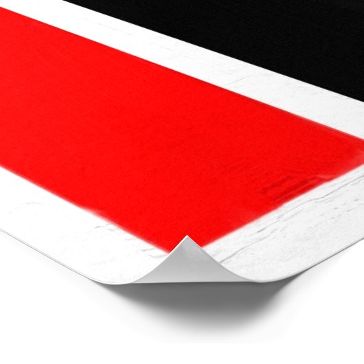 Farbige Rechtecke (digitale Ölmalerei) Poster (Ecke)