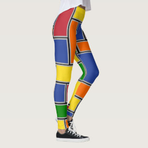 Farbige Rechtecke Leggings