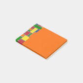 Farbige Rechtecke Post-it Klebezettel (angewinkelt)
