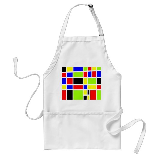 Farbige Rechtecke Schürze (Vorne)