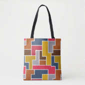 farbige Rechtecke Tasche (Vorderseite)