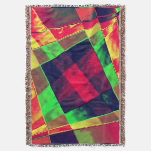 Farbige Rechtecke und Quadrate Decke (Vorderseite Vertikal)