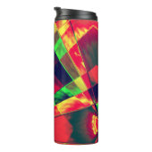 Farbige Rechtecke und Quadrate Thermosbecher (Nach rechts gedreht)