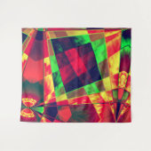 Farbige Rechtecke und Quadrate Wandteppich (Vorderseite (Horizontal))