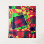 Farbige Rechtecke und Quadrate Wandteppich (Vorderseite)