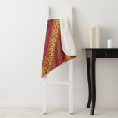 Farbige Red Aztec Design Sherpadecke (Beispiel)