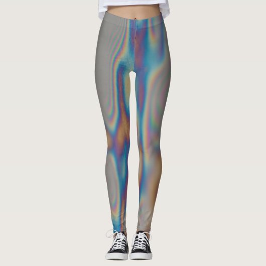 Farbige Reflexion des Regenbogens Leggings (Vorderseite)