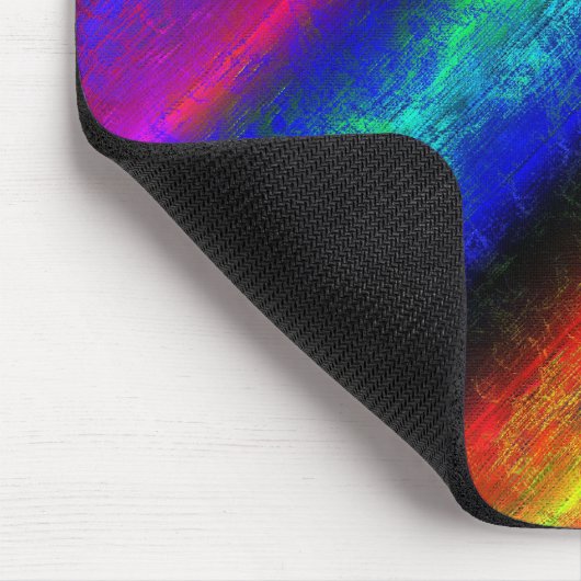 farbige Regenbogen-abstrakte Textur Mousepad (Ecke)