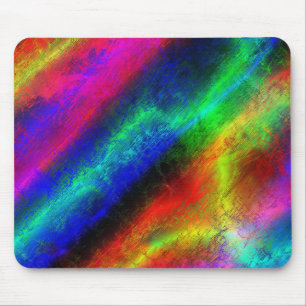 farbige Regenbogen-abstrakte Textur Mousepad