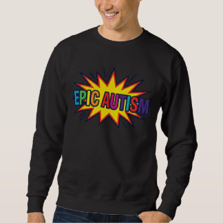 Farbige Regenbogen-Epische-Autismus-Sternenexplosi Sweatshirt