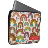 Farbige Regenbogen-Laptop-Hülle Laptopschutzhülle (Vorne Rechts)