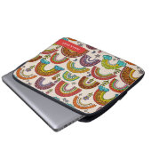 Farbige Regenbogen-Laptop-Hülle Laptopschutzhülle (Vorne Knopf)