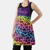 Farbige Regenbogen-Leopardenmuster Schürze (InSitu)