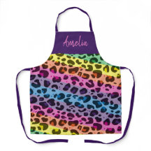 Farbige Regenbogen-Leopardenmuster