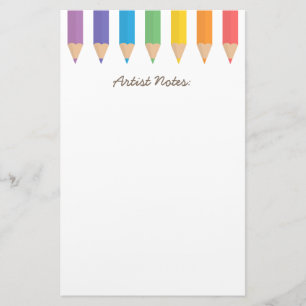 Farbige Regenbogen-Malerfarbstifte für Schulkinder Briefpapier