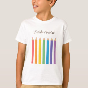 Farbige Regenbogen-Malerstifte für Schulkinder T-Shirt