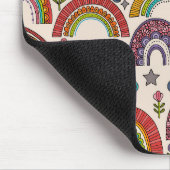 Farbige Regenbogen-Mauspad Mousepad (Ecke)