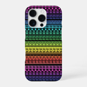 Farbige Regenbogen-Verzierung iPhone 16 Pro Hülle