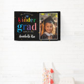 Farbige Regenbogenbriefe | Kinder Graduate Foto Banner (InSitu)