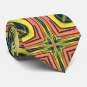 Farbige Regenbogenfarben Wasserfarbe Abstrakt Krawatte (Gerollt)