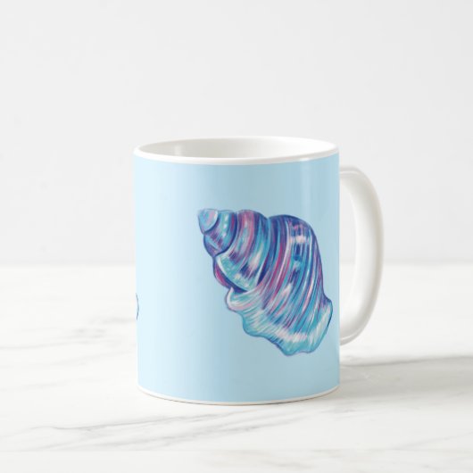 Farbige Regenbogenillustrierung Kaffeetasse (VorderseiteRechts)