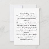 Farbige Regenbogenkuchen Geburtstagskarte Dankeskarte (Rückseite)