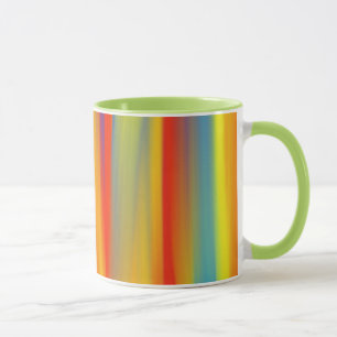 FARBIGE REGENBOGENMALEREI 2 TASSE