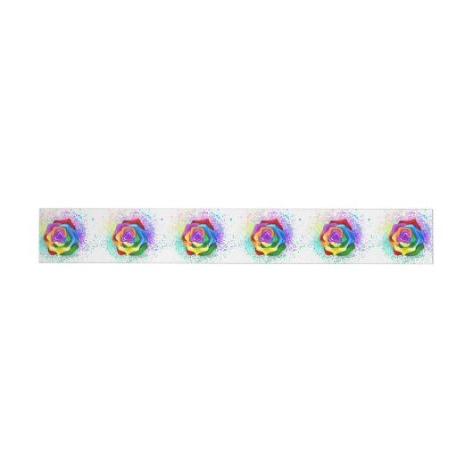 Farbige Regenbogenrose (Person)