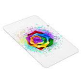 Farbige Regenbogenrose Magnet (Rechte Seite)
