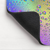 Farbige Regenfälle Mousepad (Ecke)