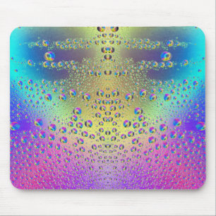 Farbige Regenfälle Mousepad