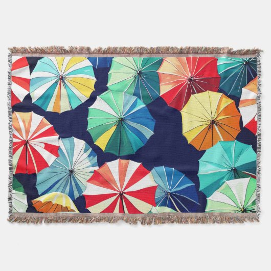 Farbige Regenschirme Decke (Vorderseite)
