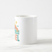 Farbige Reise-Urlaubs-Abenteuer Kaffeetasse (Mittel)