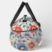 Farbige Reisetasche mit kräftigem Rot Duffle Bag (Rechts)