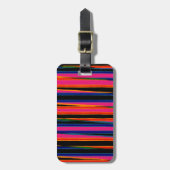 Farbige Reißspulengepäckträger Gepäckanhänger (Vorderseite vertikal)