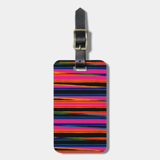 Farbige Reißspulengepäckträger Gepäckanhänger (Vorderseite vertikal)