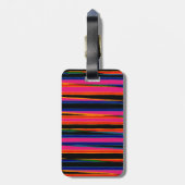 Farbige Reißspulengepäckträger Gepäckanhänger (Rückseite vertikal)