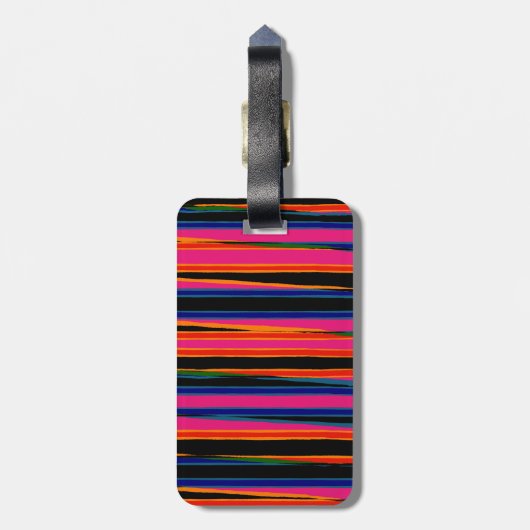 Farbige Reißspulengepäckträger Gepäckanhänger (Rückseite vertikal)