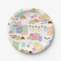 Farbige Retro-Backhilfsmittel