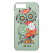 Farbige Retro-Blume Case-Mate iPhone Hülle (Rückseite)