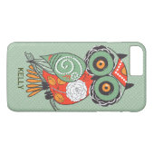 Farbige Retro-Blume Case-Mate iPhone Hülle (Rückseite (Horizontal))