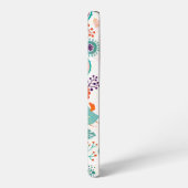 Farbige Retro-Blume Muster 3a Samsung Galaxy Hülle (Linke Seite)