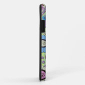 Farbige Retro-Blume und Paisley-Muster Case-Mate iPhone Hülle (Hinten/Rechts)