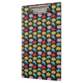 Farbige Retro-Daisy-Blumenmuster-Whimsical  Klemmbrett (Links)