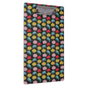 Farbige Retro-Daisy-Blumenmuster-Whimsical  Klemmbrett (Rechts)